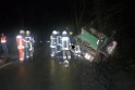 Container LKW umgestuerzt Koeln Brueck Bruecker- Dellbruecker Mauspfad P203